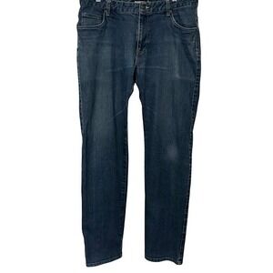 Betabrand Sons of Britches Straight Leg Stretch Mid Wash‎ Jeans Mens 34 x 32